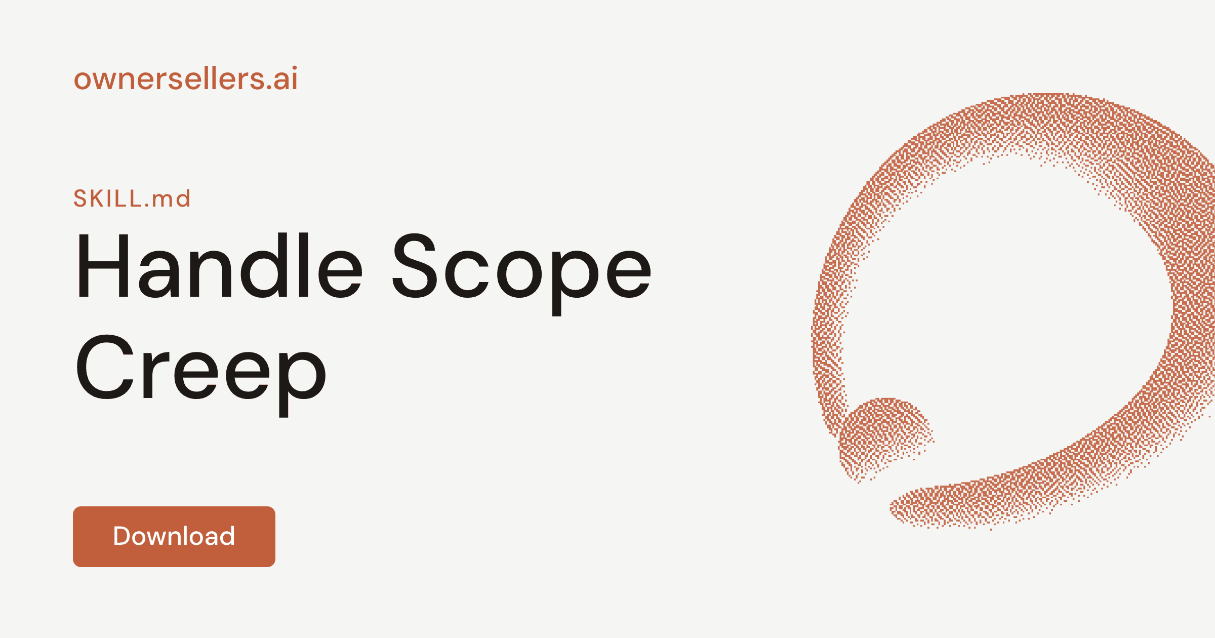 Handle scope creep without losing the client